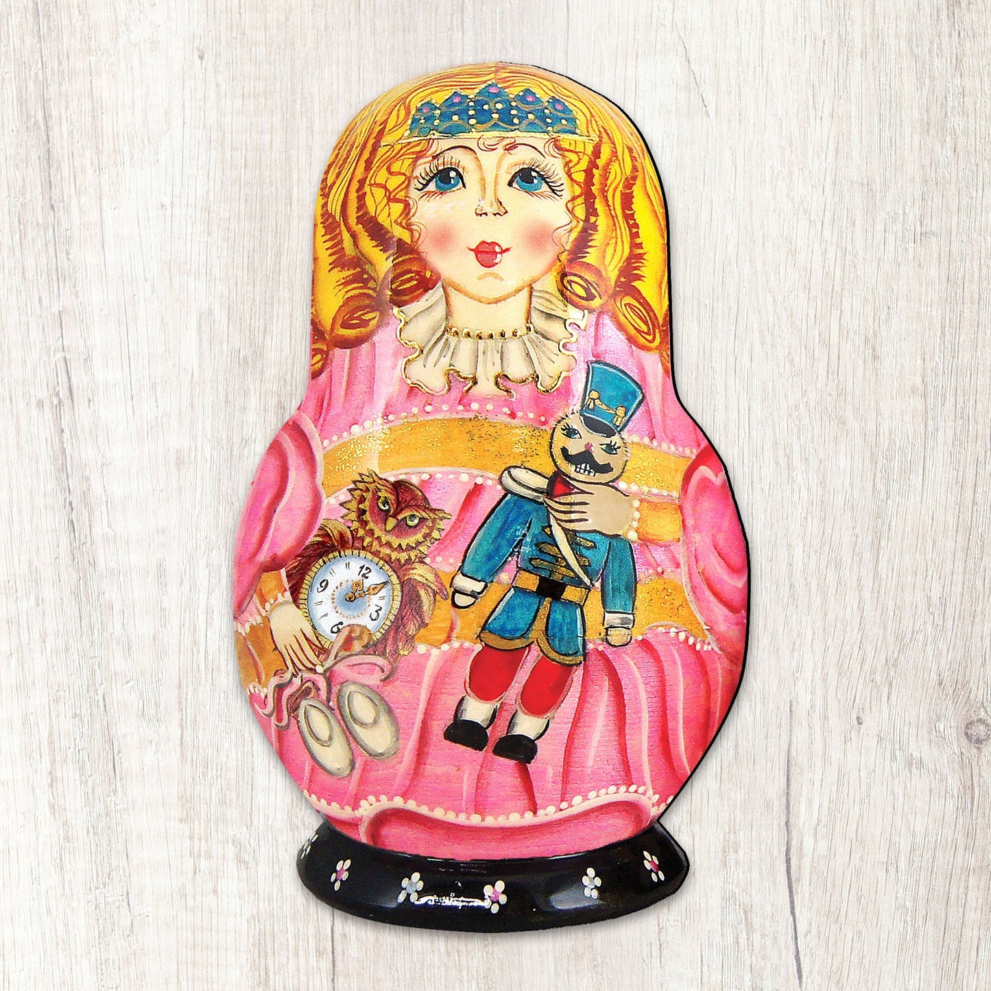 Clara Nutcracker Nesting Doll Door Decor by G. DeBrekht - Christmas Decor - 8115152H