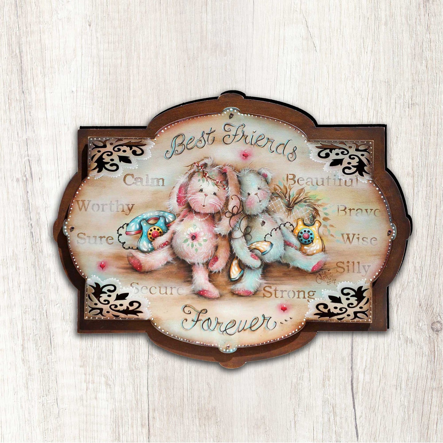 Best Friends Forever Easter Door Decor by Jamie Mills-Price - Easter Spring Decor - 8457606H