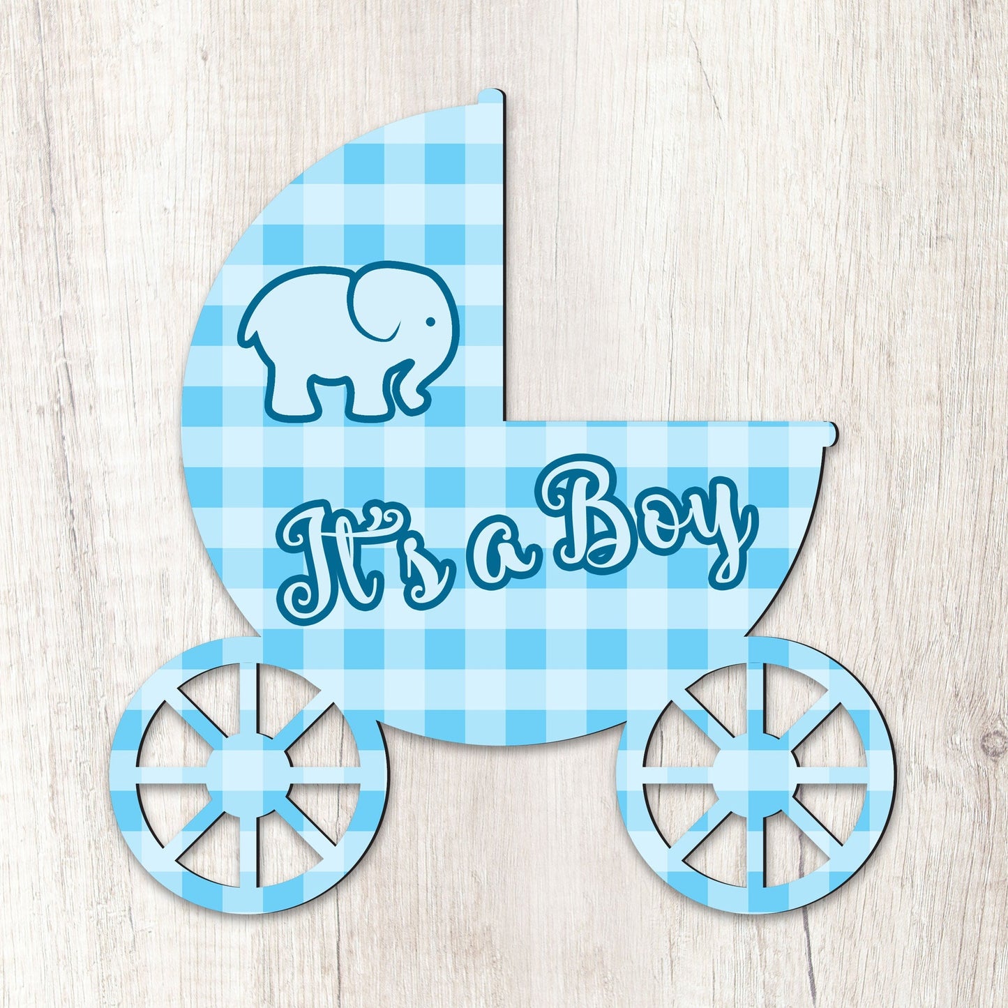 It's A Boy Holiday Door Decor by G. DeBrekht - Christmas Decor - 8114044H