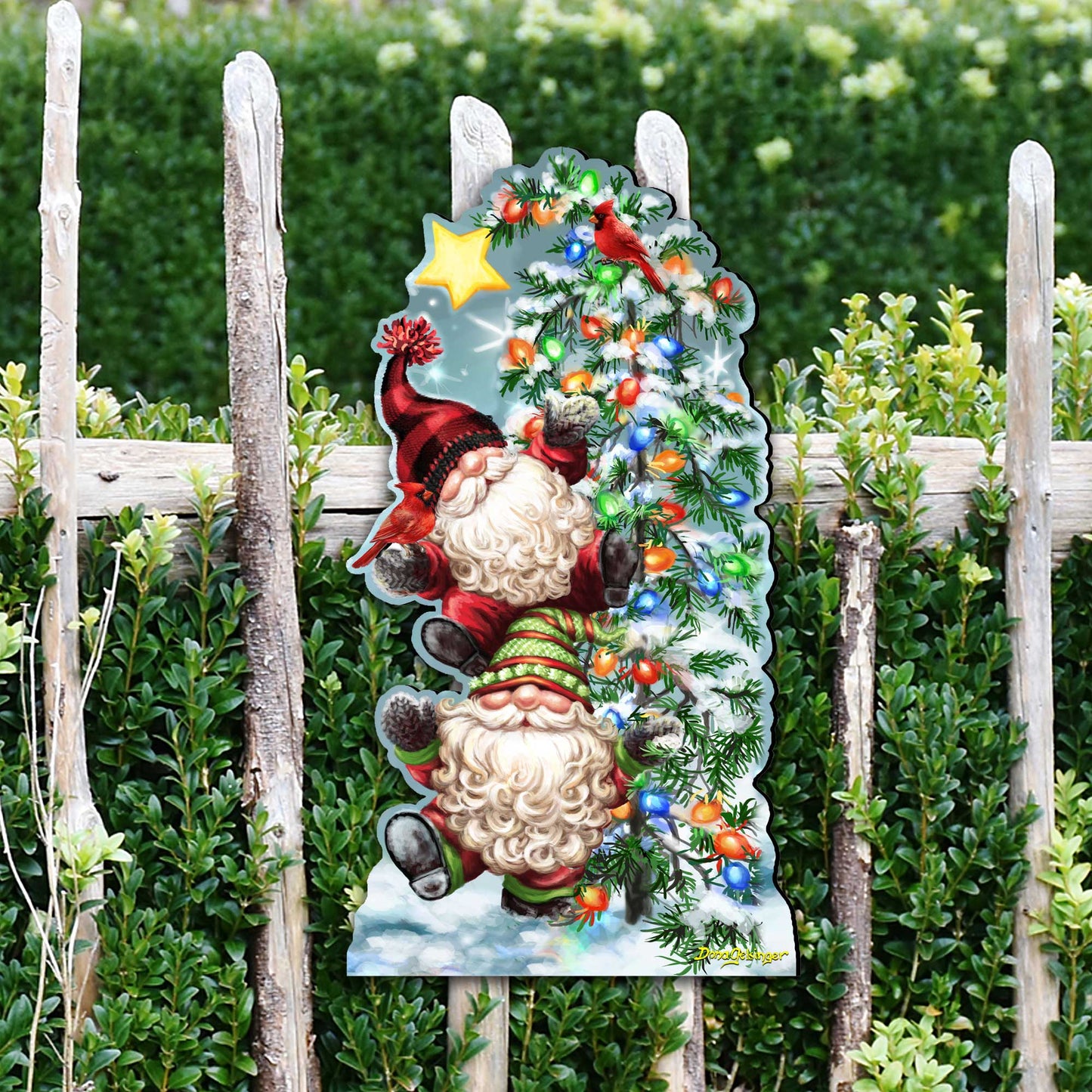 Trimming the Tree Holiday Door Decor by D. Gelsinger - Christmas Decor - 8461064H-DG