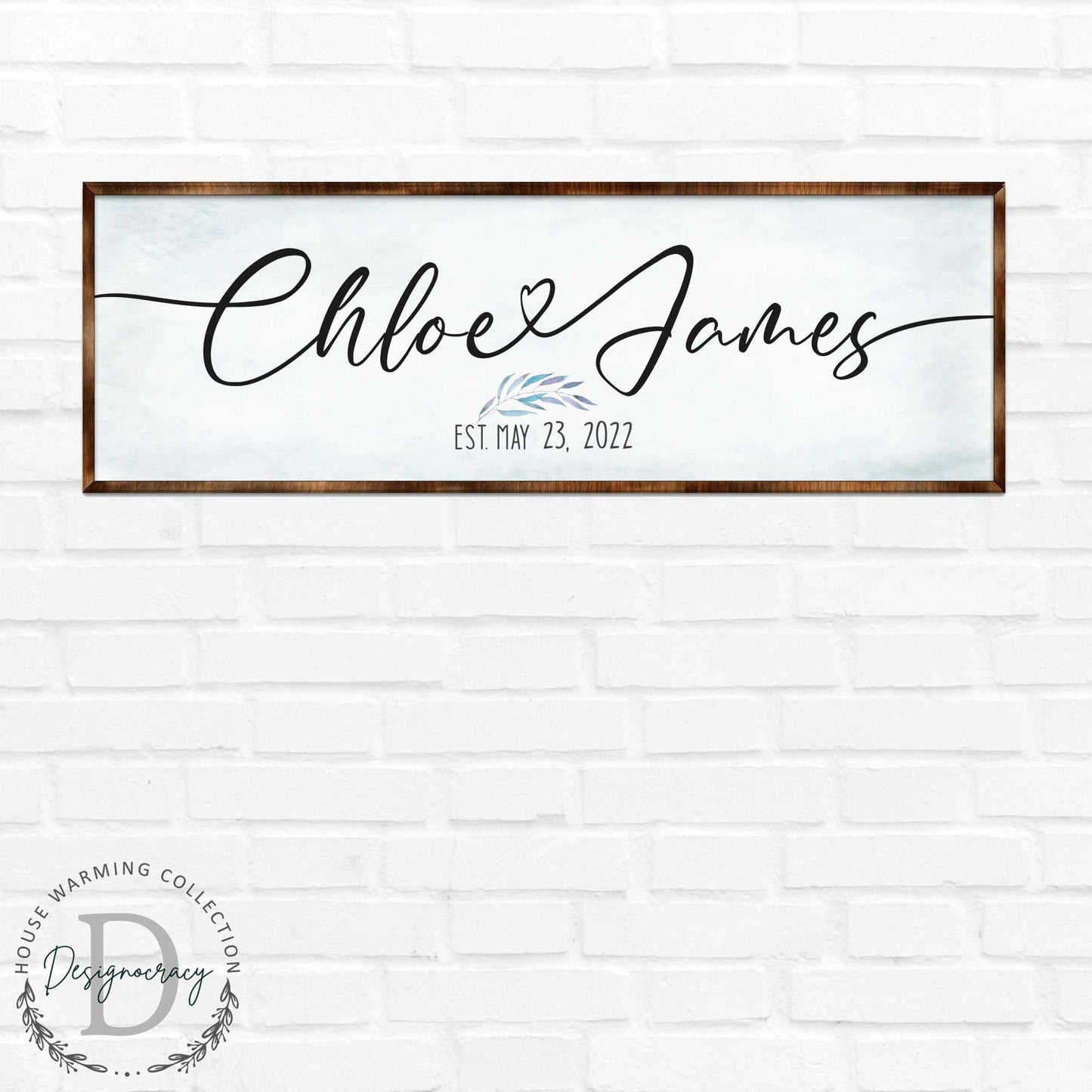 Personalized Family Names - Wooden Wedding Gift - Wall Art - Home Warming Gift - Anniversary Present - Contemporary Gift - Living Room Art - 310319
