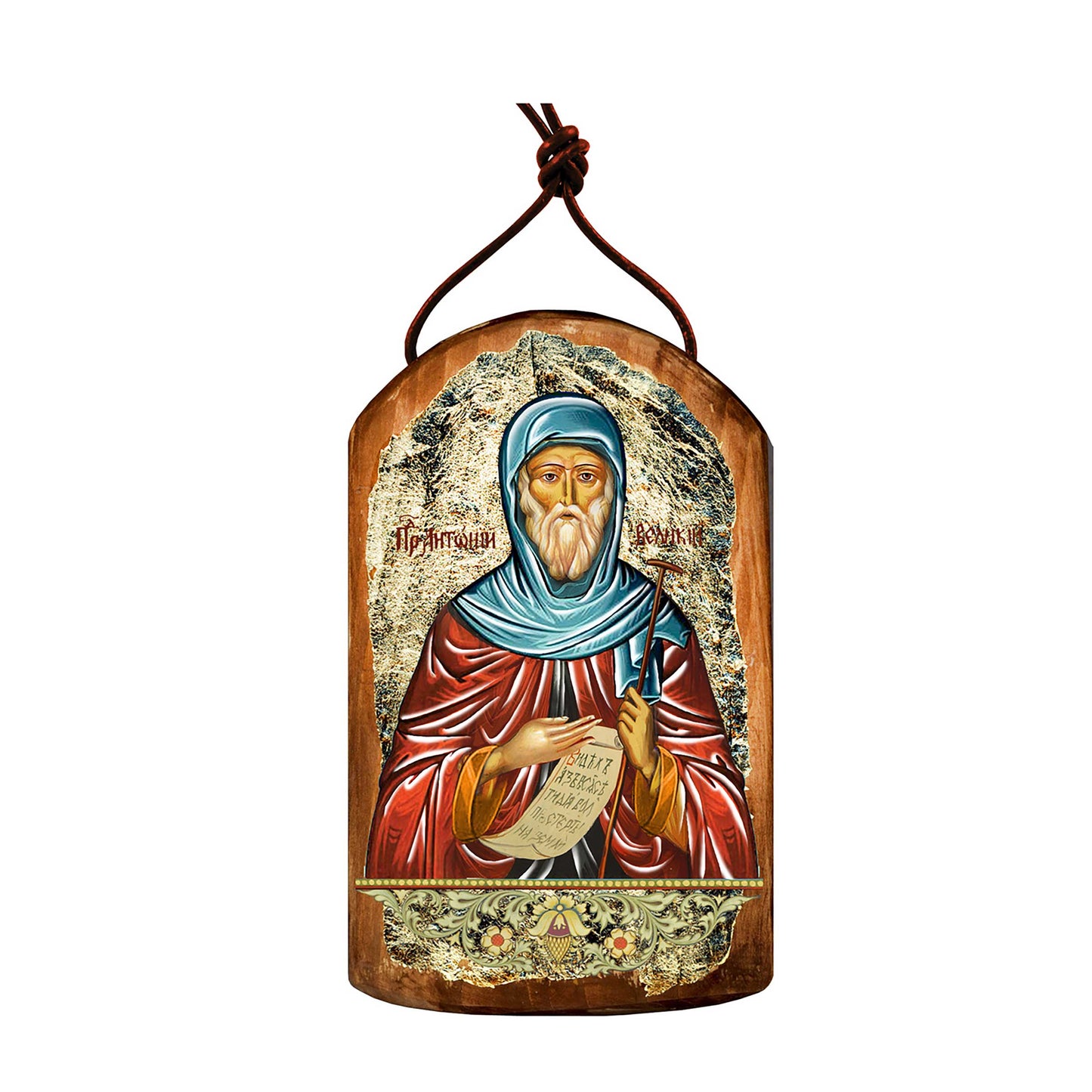 Saint Anthony Religious Christian Sacred Icon Ornament - Inspirational Icon Decor - 87057