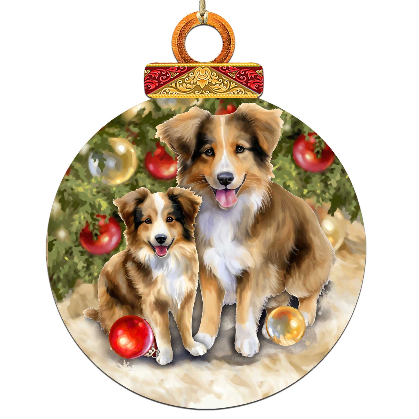Dog Lover's Wooden Ornaments by G. Debrekht Pets Decor - 8611092
