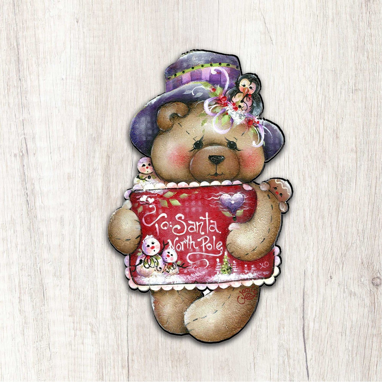 To Santa with Love Door Decor by Jamie Mills-Price - Christmas Decor - 8457510H