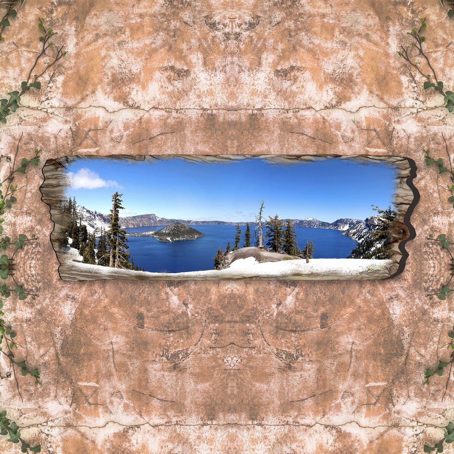 Lake View Wooden Wall Art by G. DeBrekht Coastal Decor - 8491107W