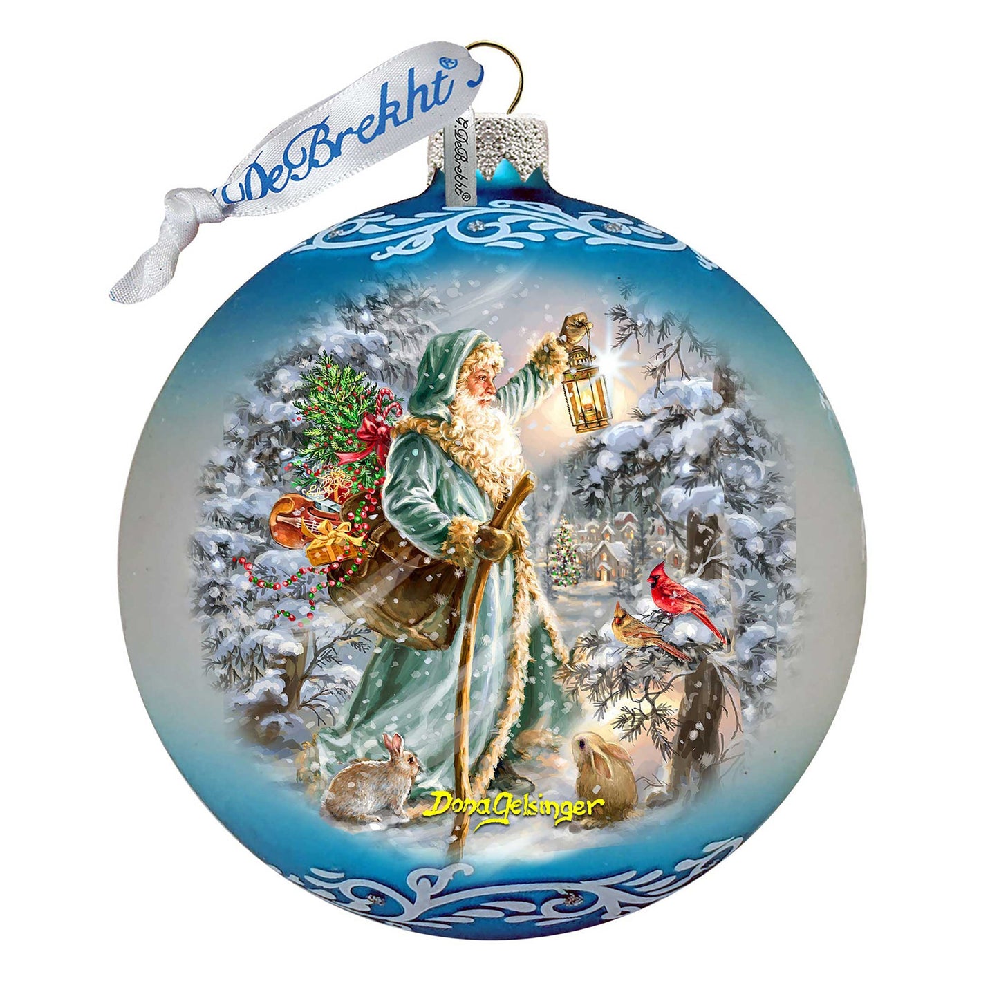 Saint Nicholas Glass Ornament Limited Edition by D. Gelsinger - Christmas Decor - 73918-DG