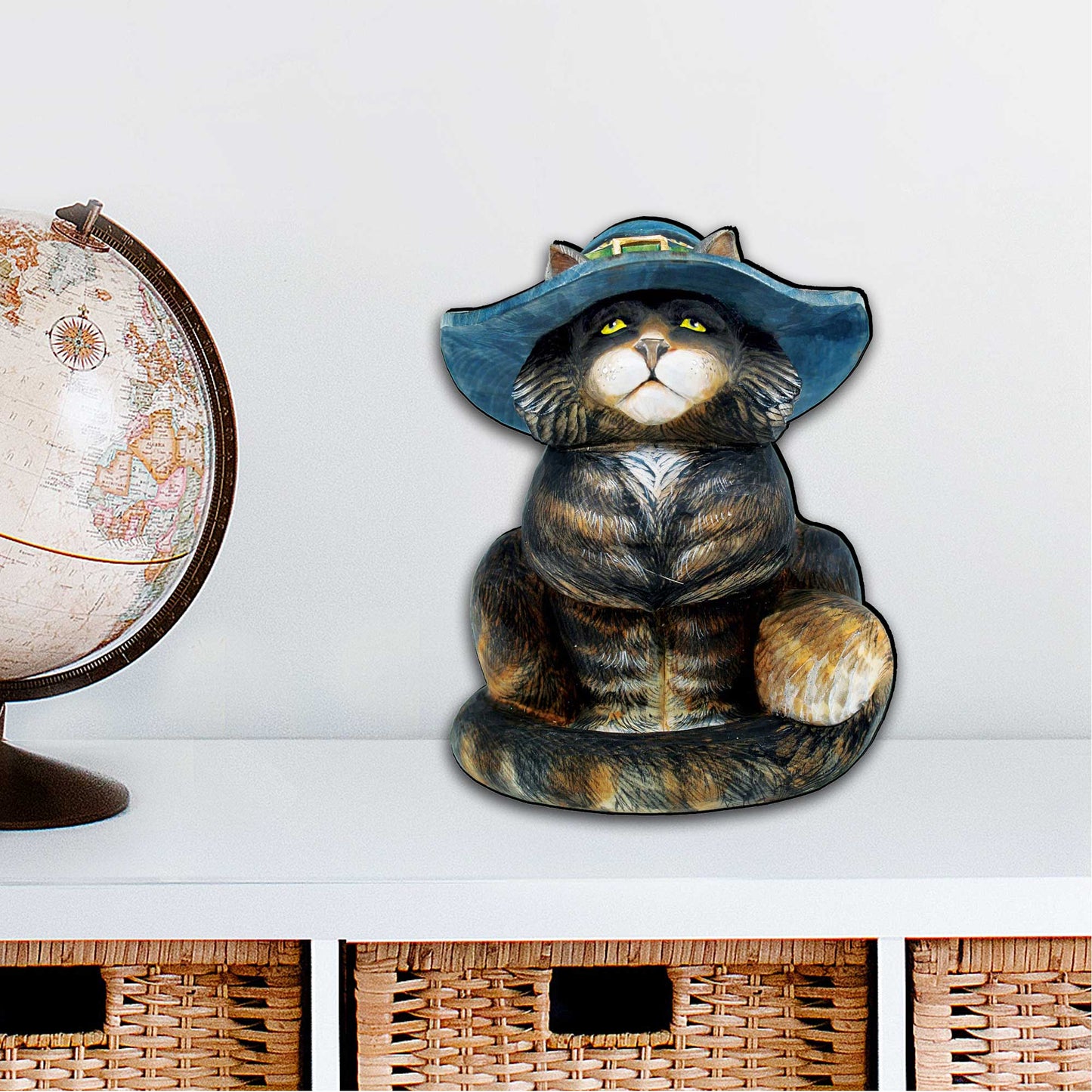 Black Cat Halloween Door Decor by G. DeBrekht - Thanksgiving Halloween Decor - 8158411H