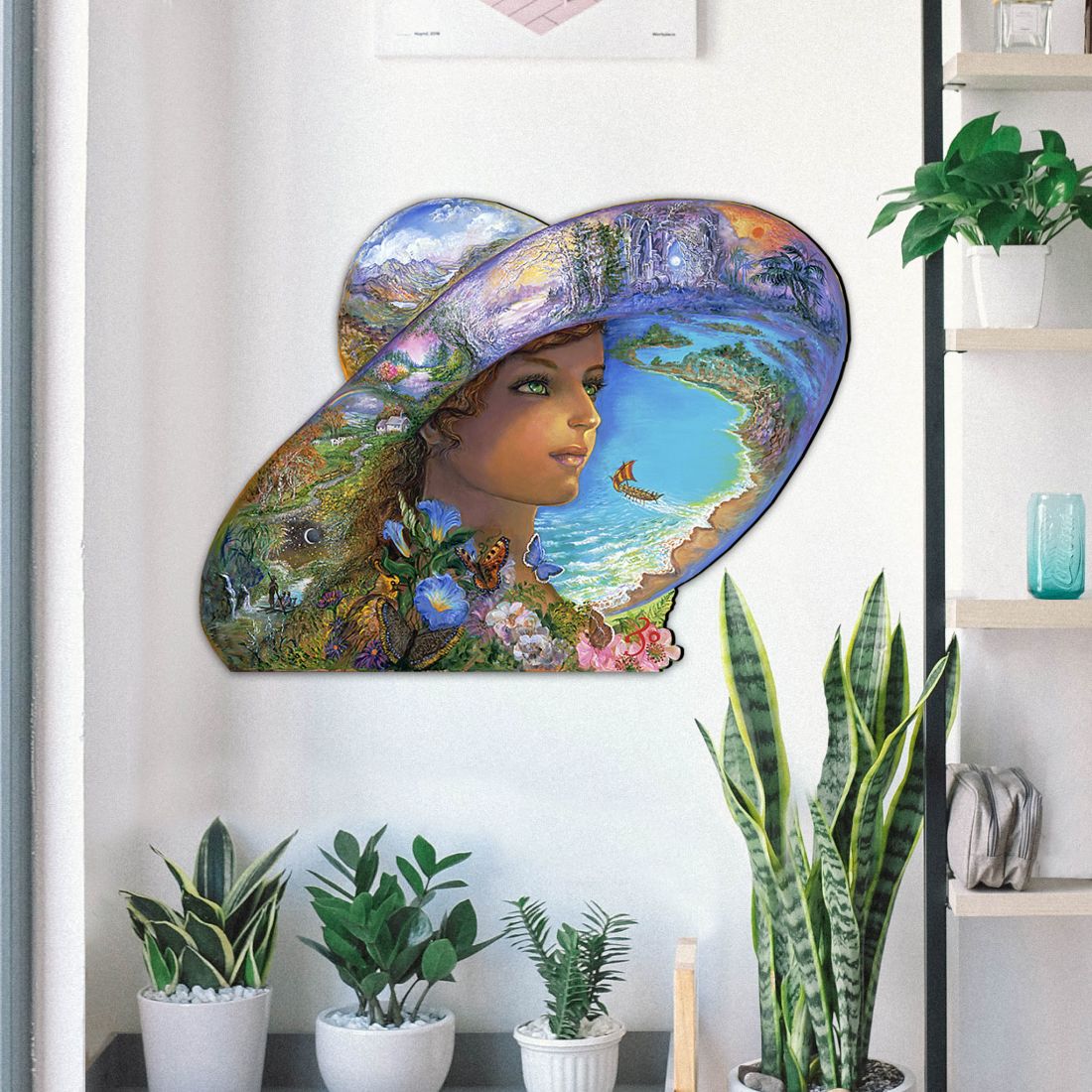 Hat of Timeless Places Coastal Outdoor Decor by Josephine Wall - Coastal Sea-Life Decor - 845616F-JW