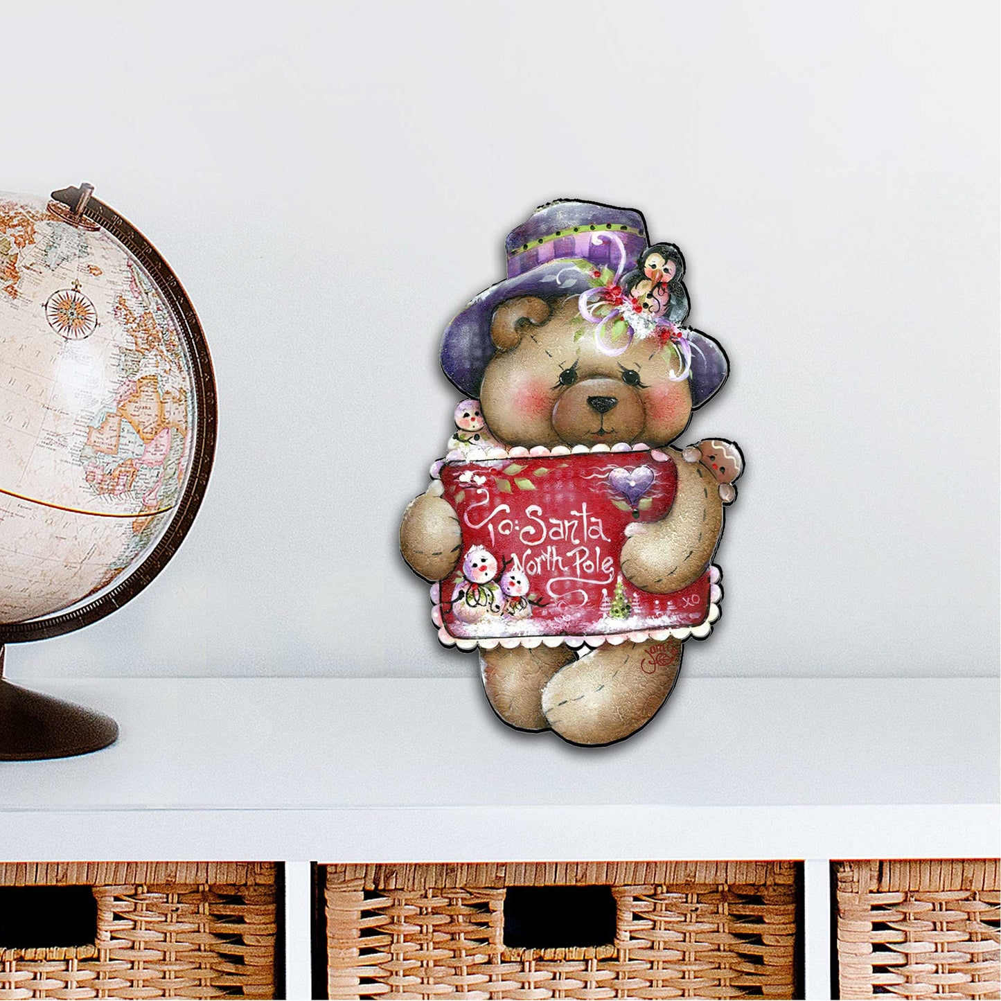 To Santa with Love Door Decor by Jamie Mills-Price - Christmas Decor - 8457510H