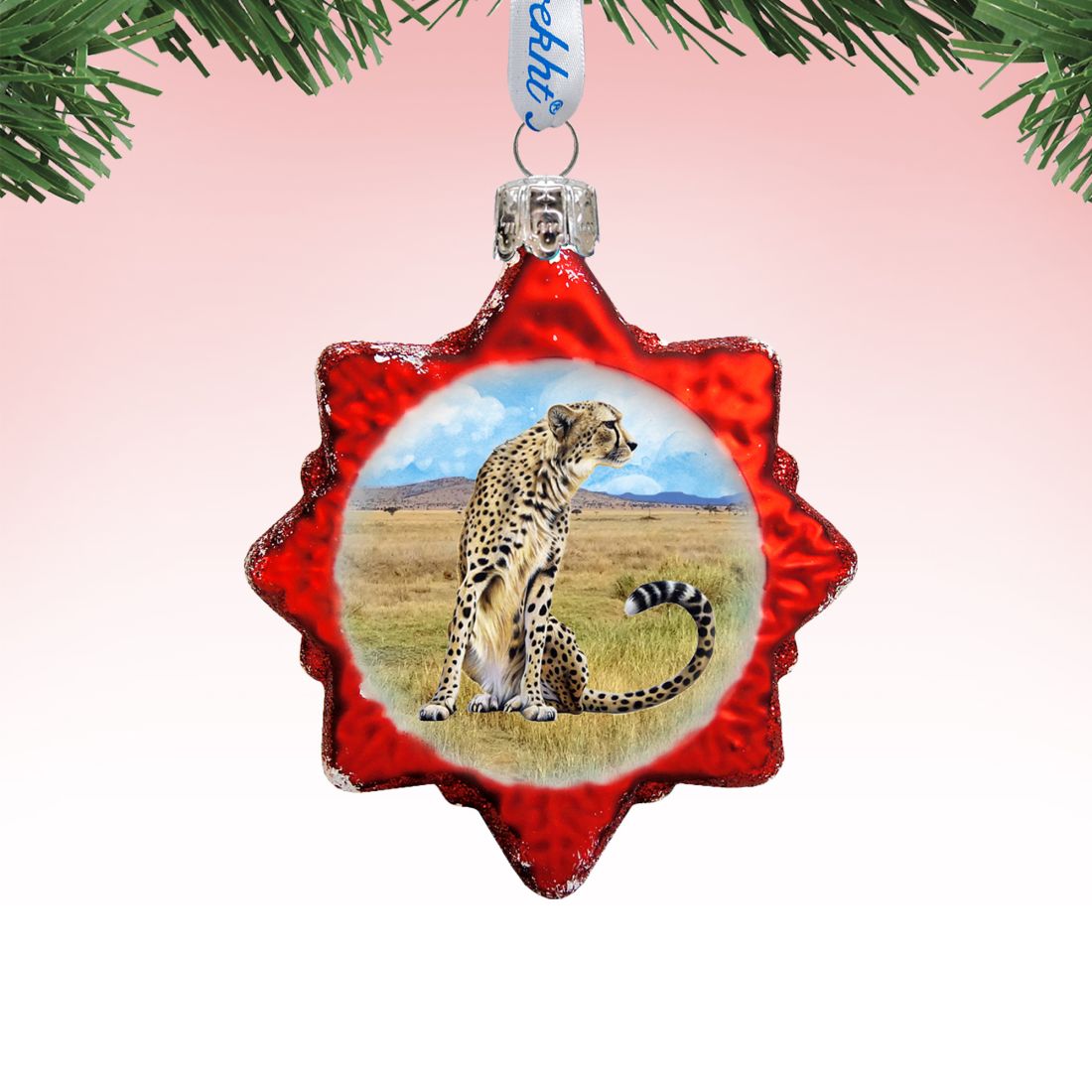 Japer Mercury Glass Ornament by G. DeBrekht - Wildlife Holiday Decor - 771040