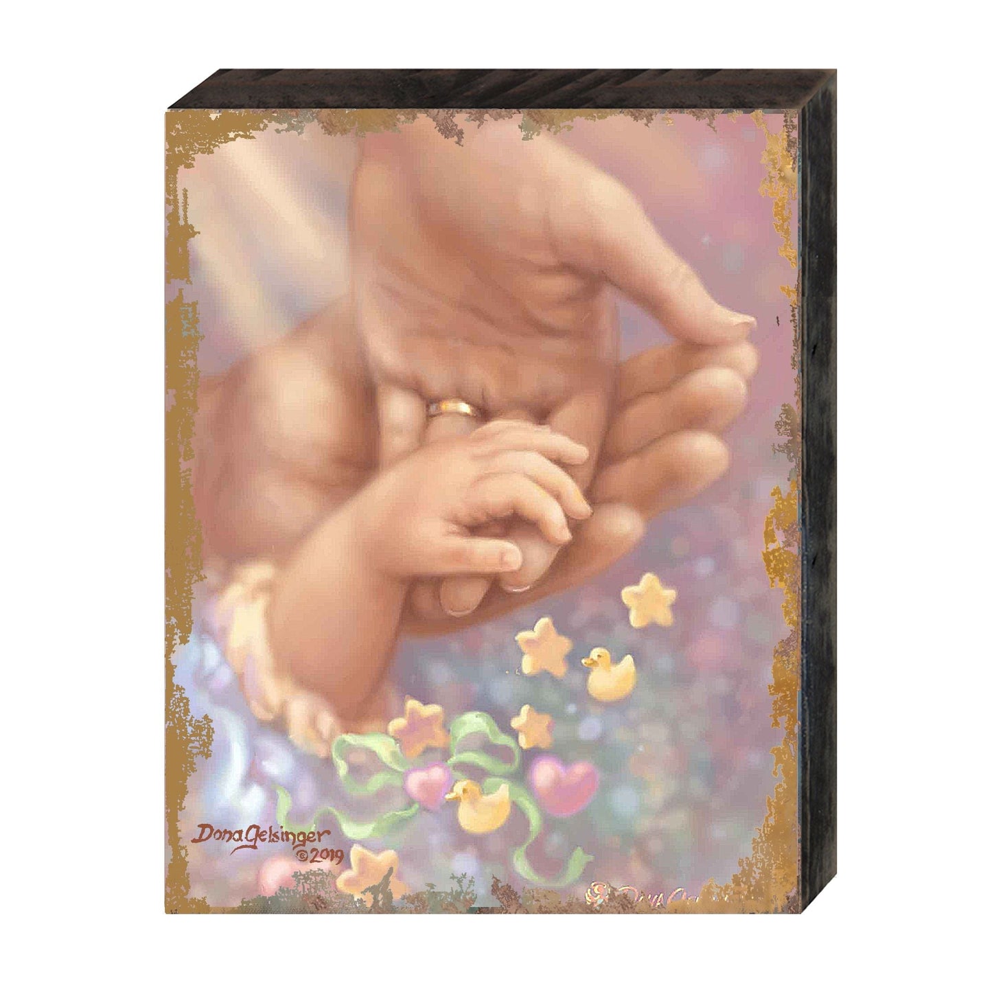 Little Miracle Wooden Wall Art by D. Gelsinger - Nativity Holiday Decor - 95662B04