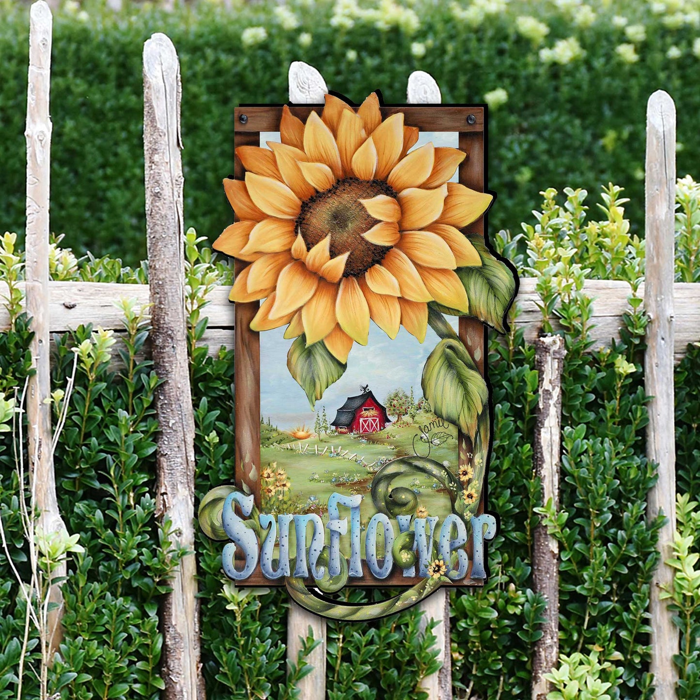 Sunflower Farms Halloween Door Decor by Jamie Mills-Price - Thanksgiving Halloween Decor - 8457701H
