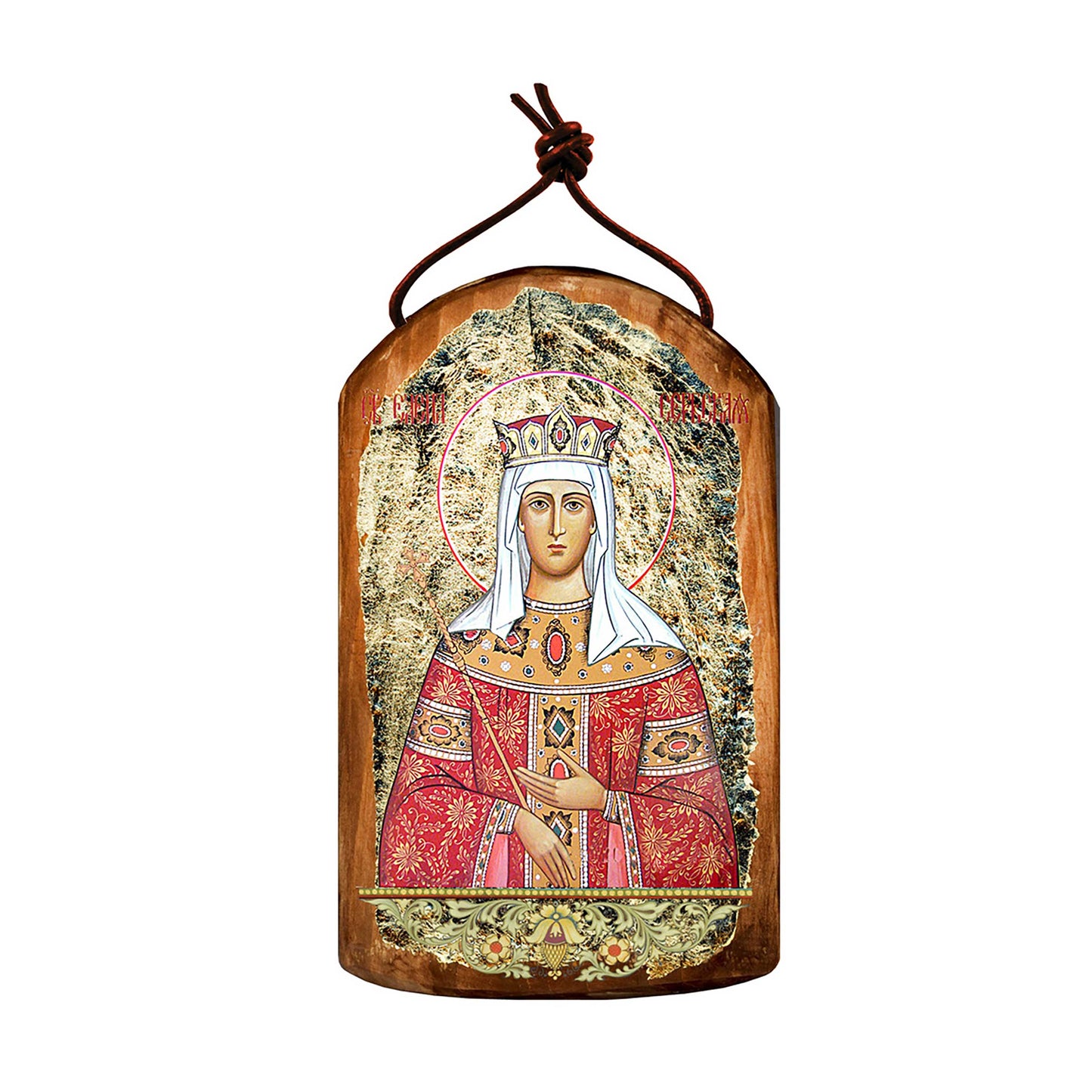 Saint Elena Religious Orthodox Sacred Icon Ornament - Inspirational Icon Décor - 87061