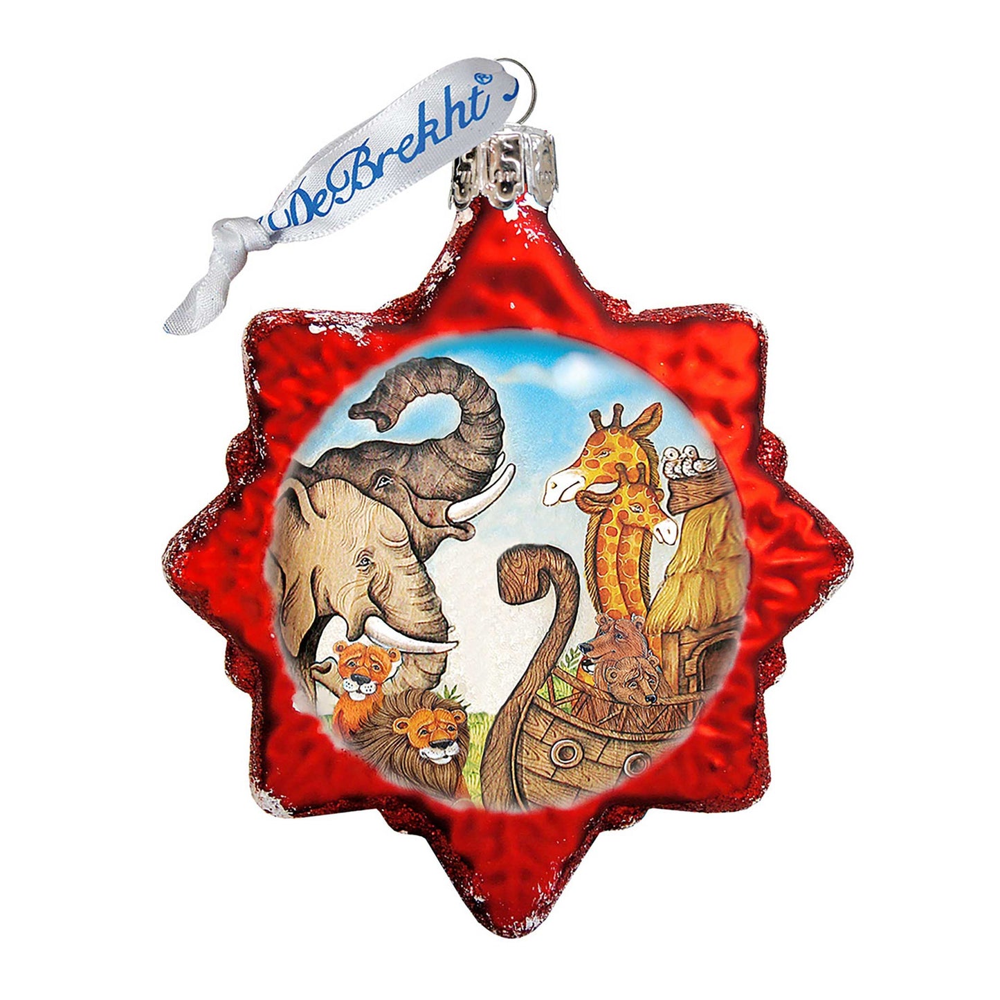 Noah's Ark Mercury Glass Ornament by G. DeBrekht - Nativity Holiday Decor - 773030