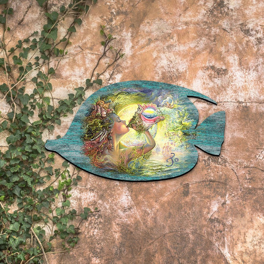 Call of the Sea Wall Hanger by Josephine Wall - Coastal Sea-Life Decor - 845612H-JW
