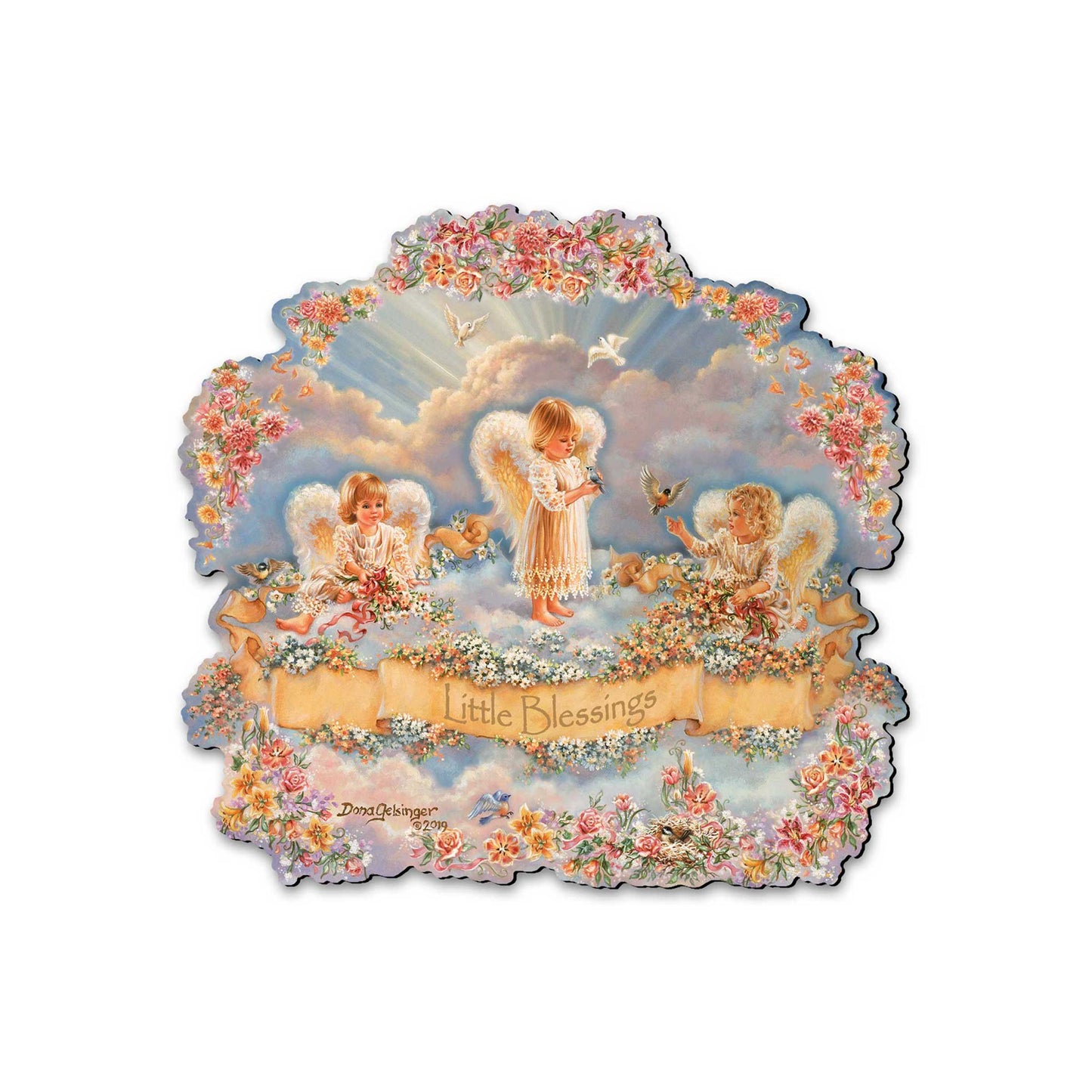 Little Blessings Nativity Door Decor by D. Gelsinger - Nativity Holiday Decor - 8461017H-0708