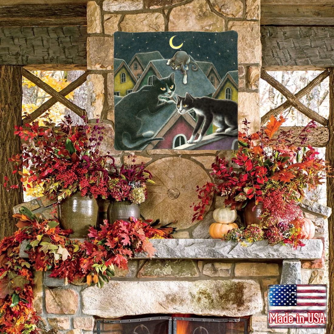 Night Shift Halloween Door Decor by Laura Seeley - Thanksgiving Halloween Decor - 8512055H