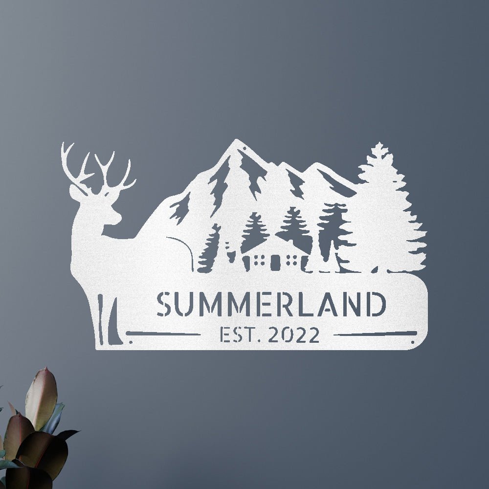 Country Cottage Personalized Gifts - Custom Metal Sign