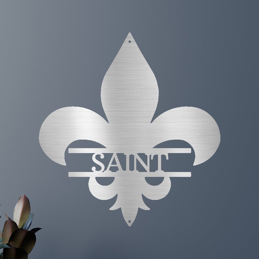 Classic Fleur De Lis Personalized Gifts - Custom Metal Sign