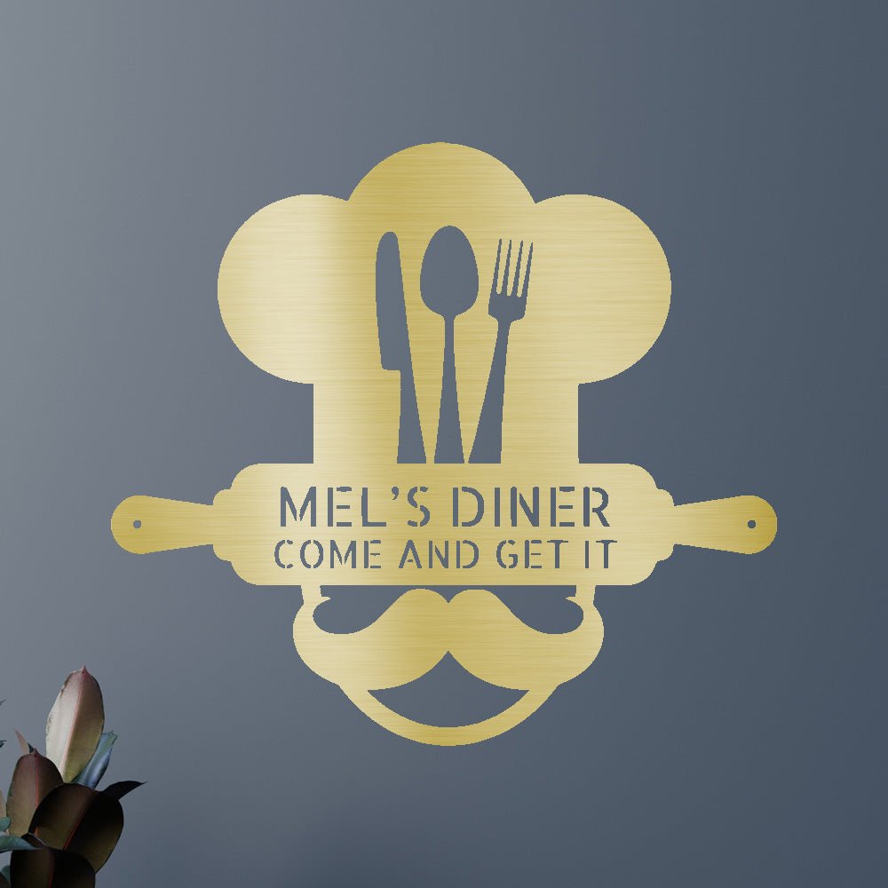 Home Chef Personalized Gifts - Custom Metal Sign