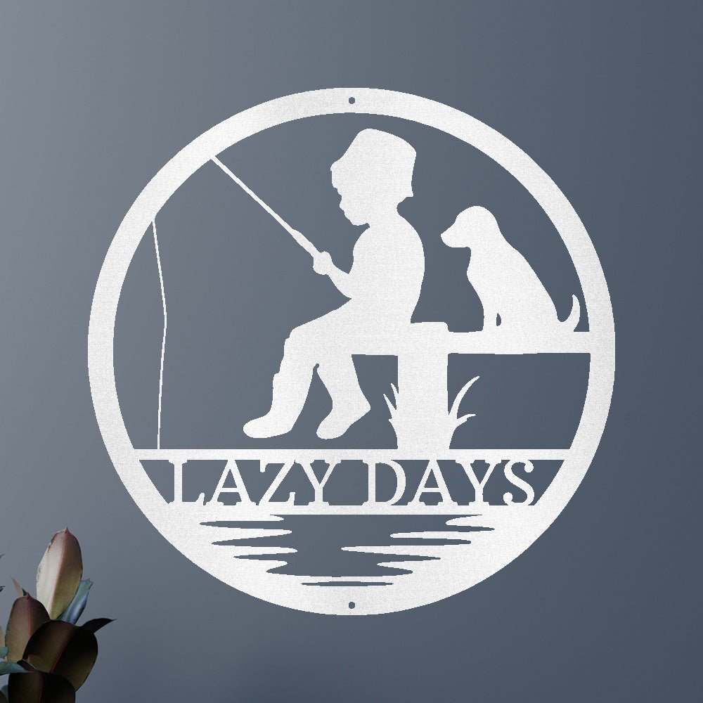 Little Fisher Personalized Gifts - Custom Metal Sign