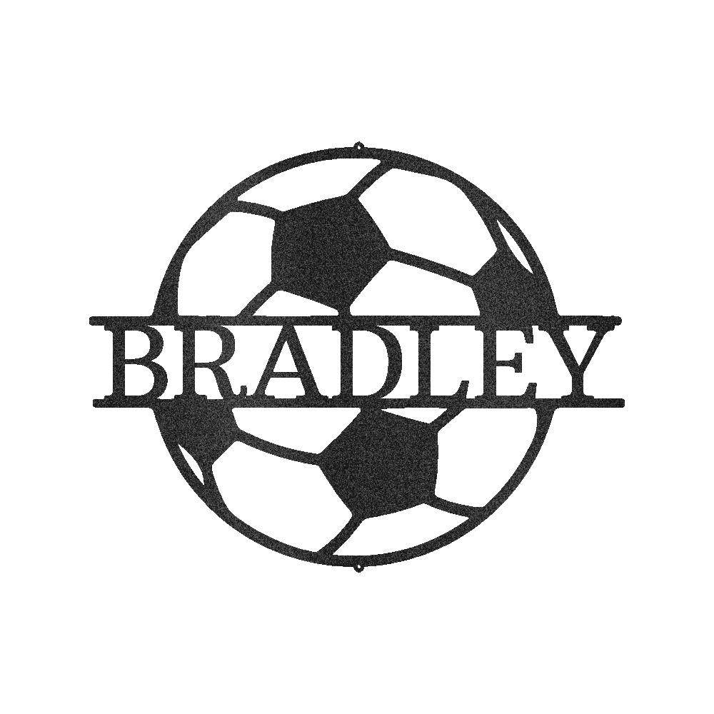 Soccer Personalized Gifts - Custom Metal Sign