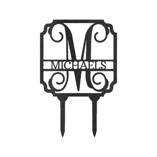 Vine Stake Personalized Gifts - Custom Metal Sign