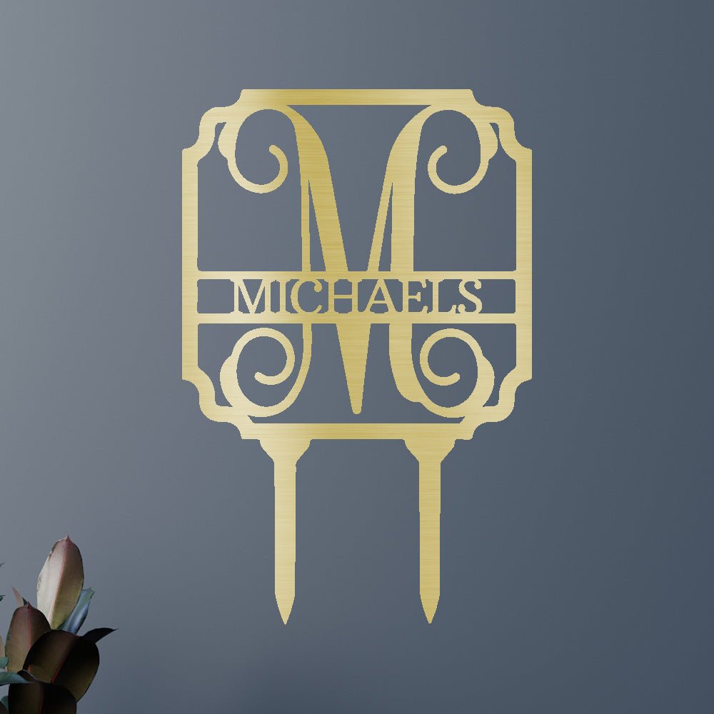 Vine Stake Personalized Gifts - Custom Metal Sign