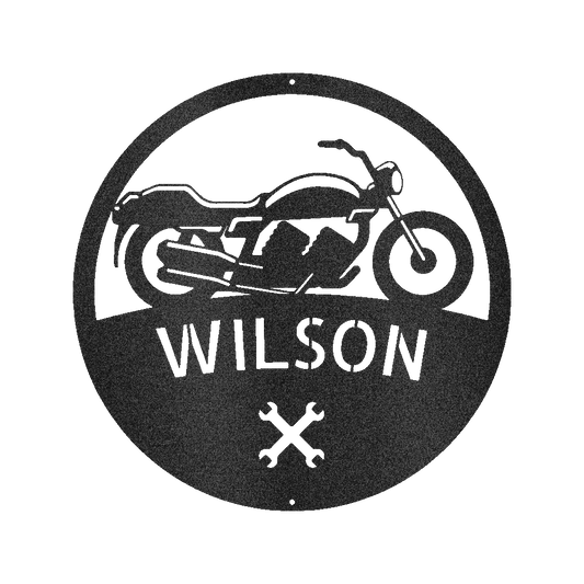 Motorcycle Personalized Gifts - Custom Steel Sign