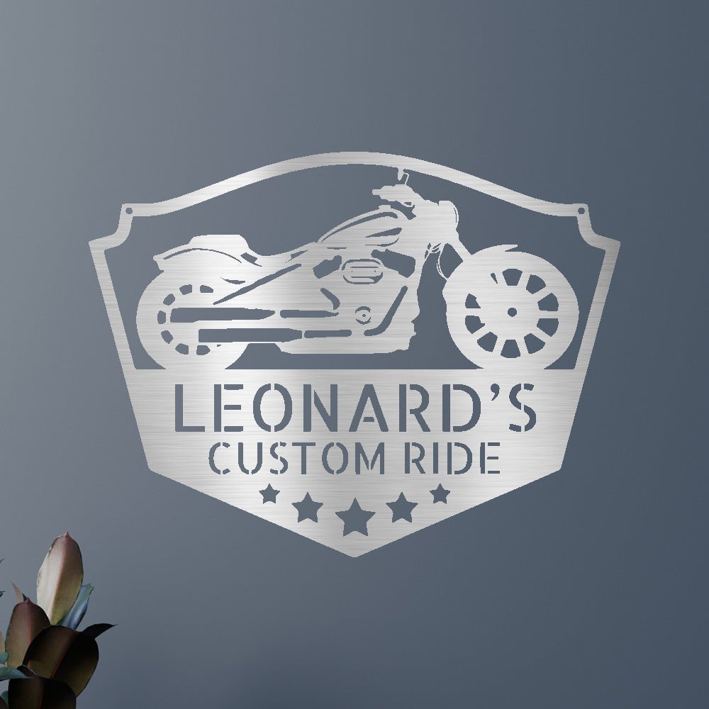 Motorcycle Decor - Custom Metal Sign