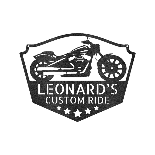Motorcycle Decor - Custom Metal Sign
