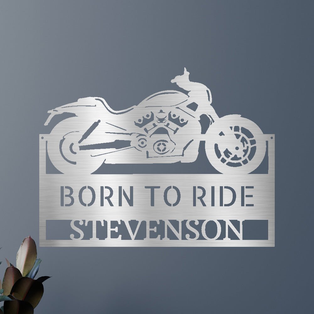 Motorcycle Decor - Custom Metal Sign