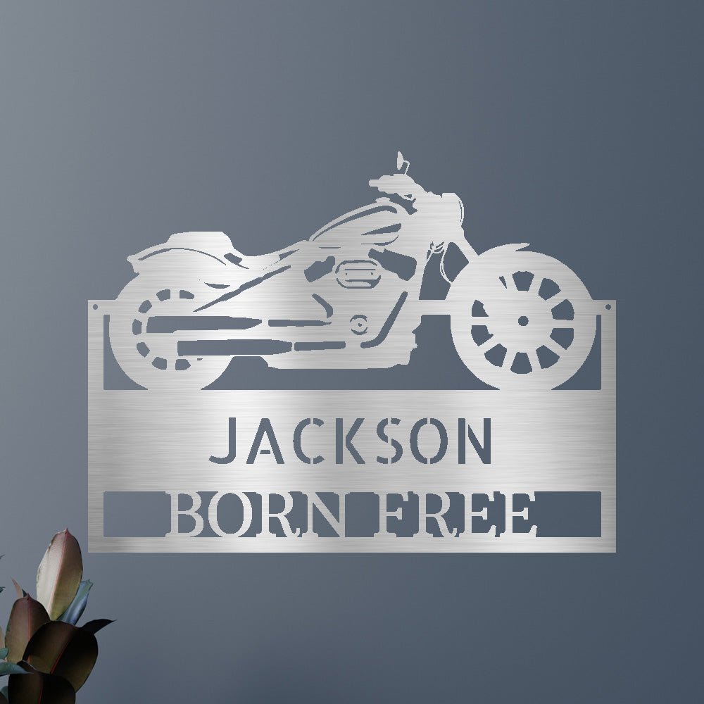 Motorcycle Personalized Gifts - Custom Metal Sign