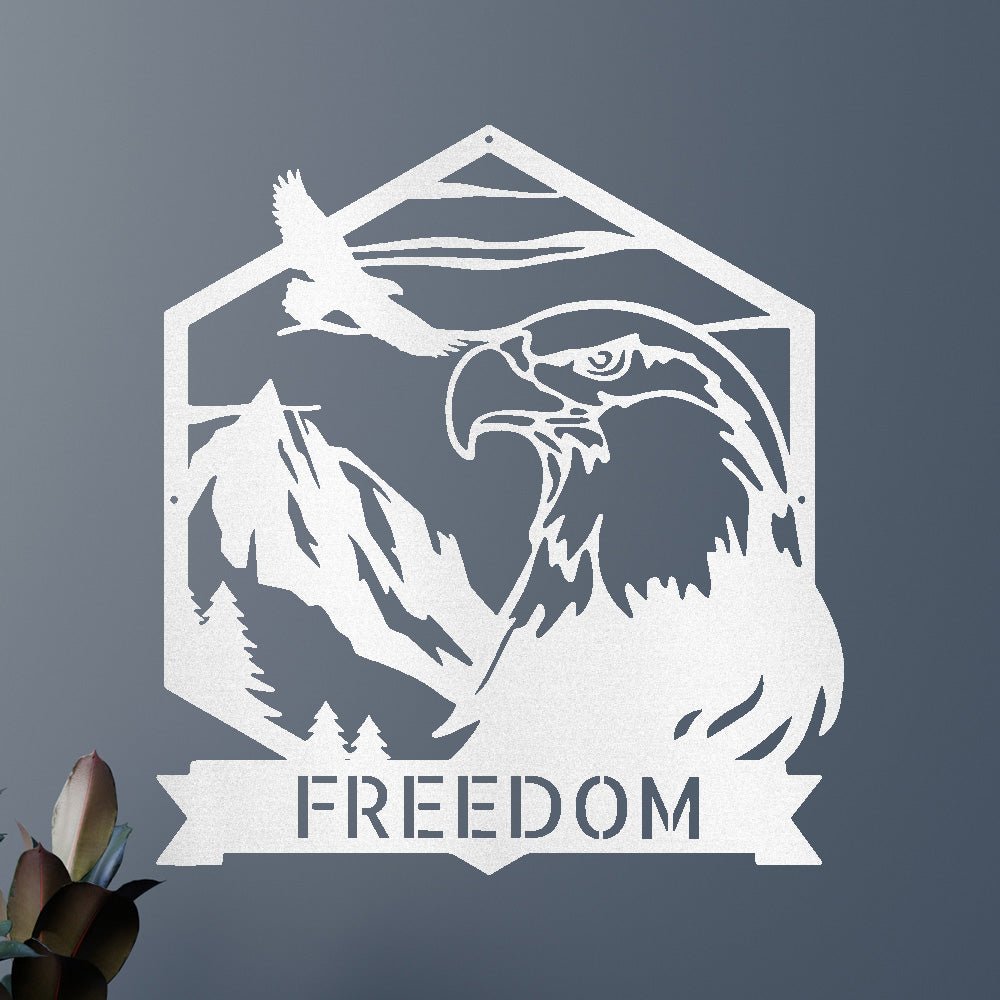 Bald Eagle Personalized Gifts - Custom Metal Sign