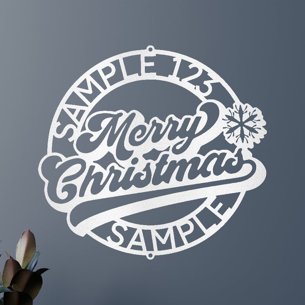 Christmas Ring Personalized Gifts - Custom Metal Sign