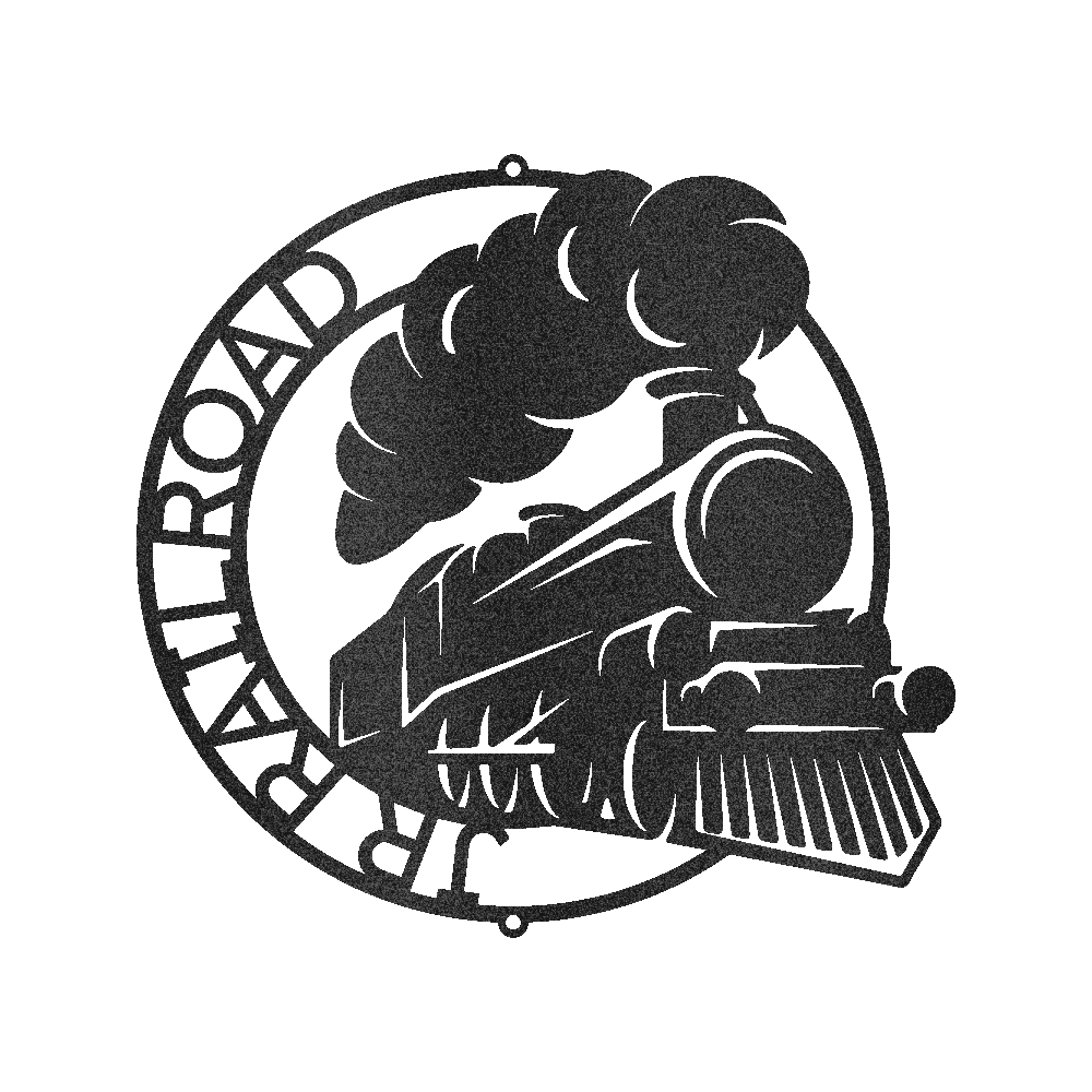 Classic Train Rail Road Ring Personalized Gifts - Custom Metal Sign