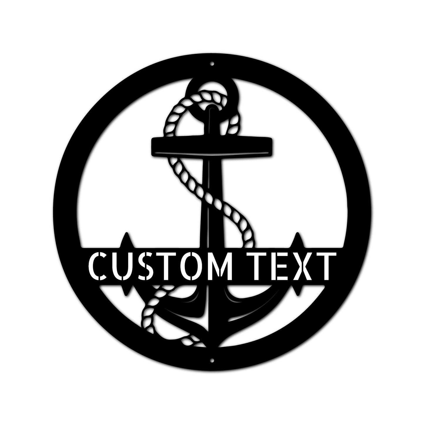 Elaborate Anchor Personalized Gifts - Custom Metal Sign