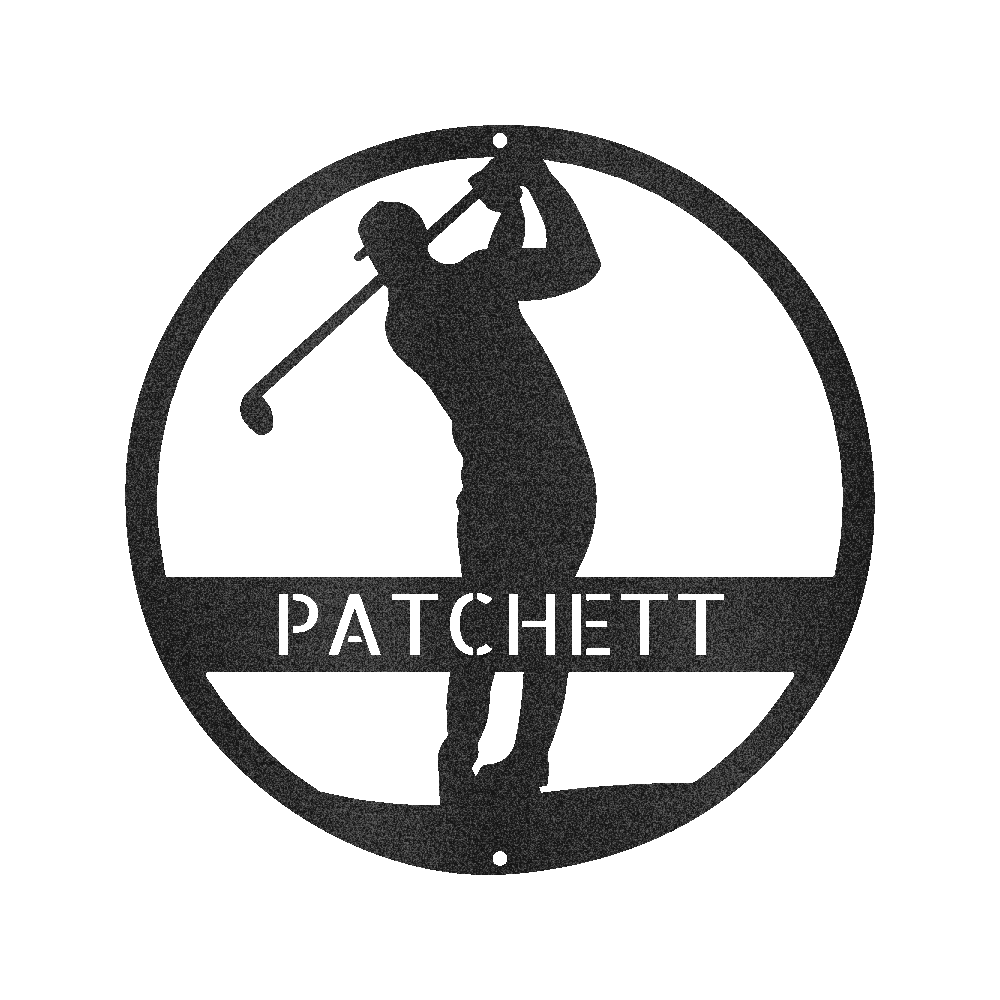 Golfer Personalized Gifts - Custom Metal Sign