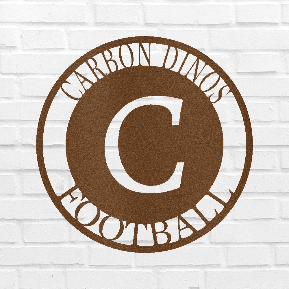 Initial Family Name Personalized Gifts - Custom Metal Sign