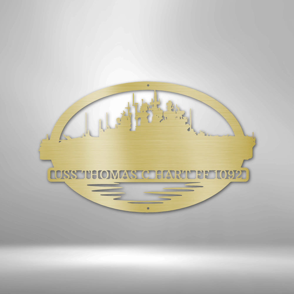 Battleship Navy SEALs Veteran - Custom Metal Sign