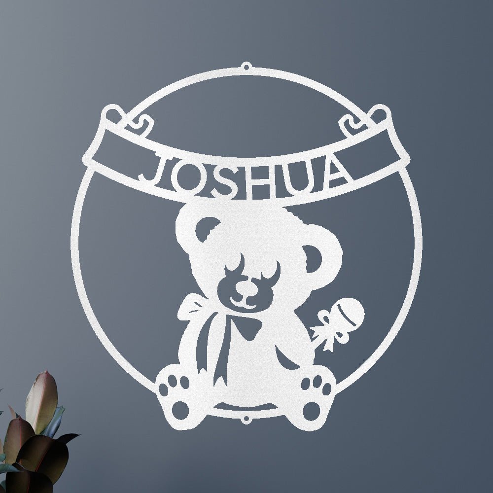 Newborn Baby Gift - Custom Metal Sign, Christmas Gift