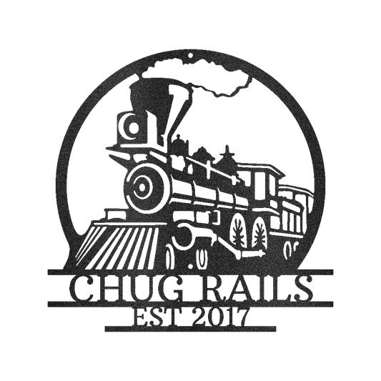 Vintage Train Personalized Gifts - Custom Metal Sign