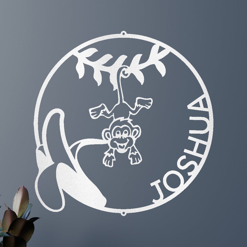 Our Little Monkey Personalized Gifts - Custom Metal Sign