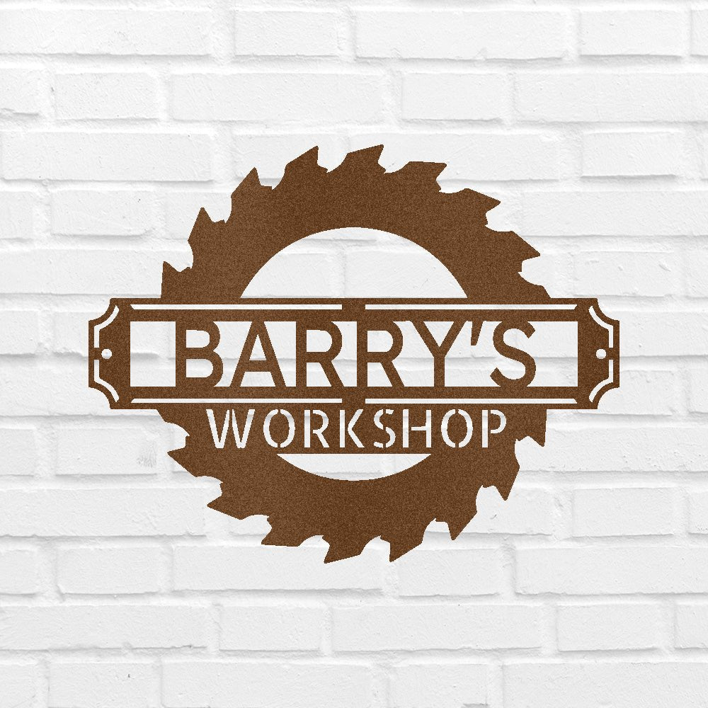 Sawmill Workshop Sign - Custom Metal Sign, Outdoor Home Decor