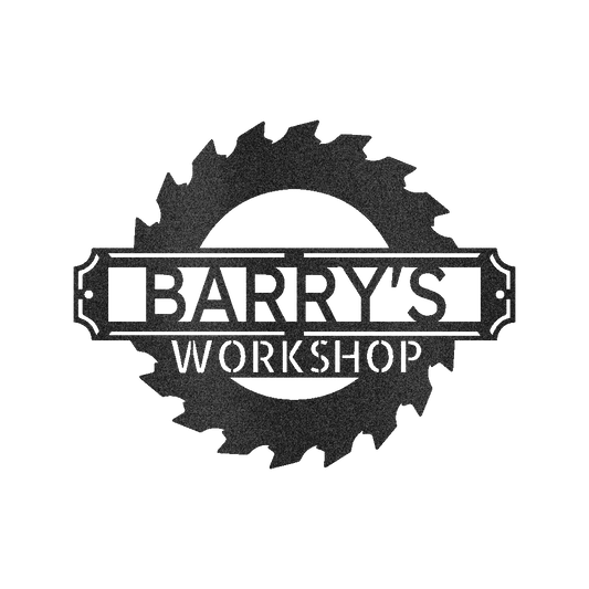 Sawmill Workshop Sign - Custom Metal Sign, Outdoor Home Decor