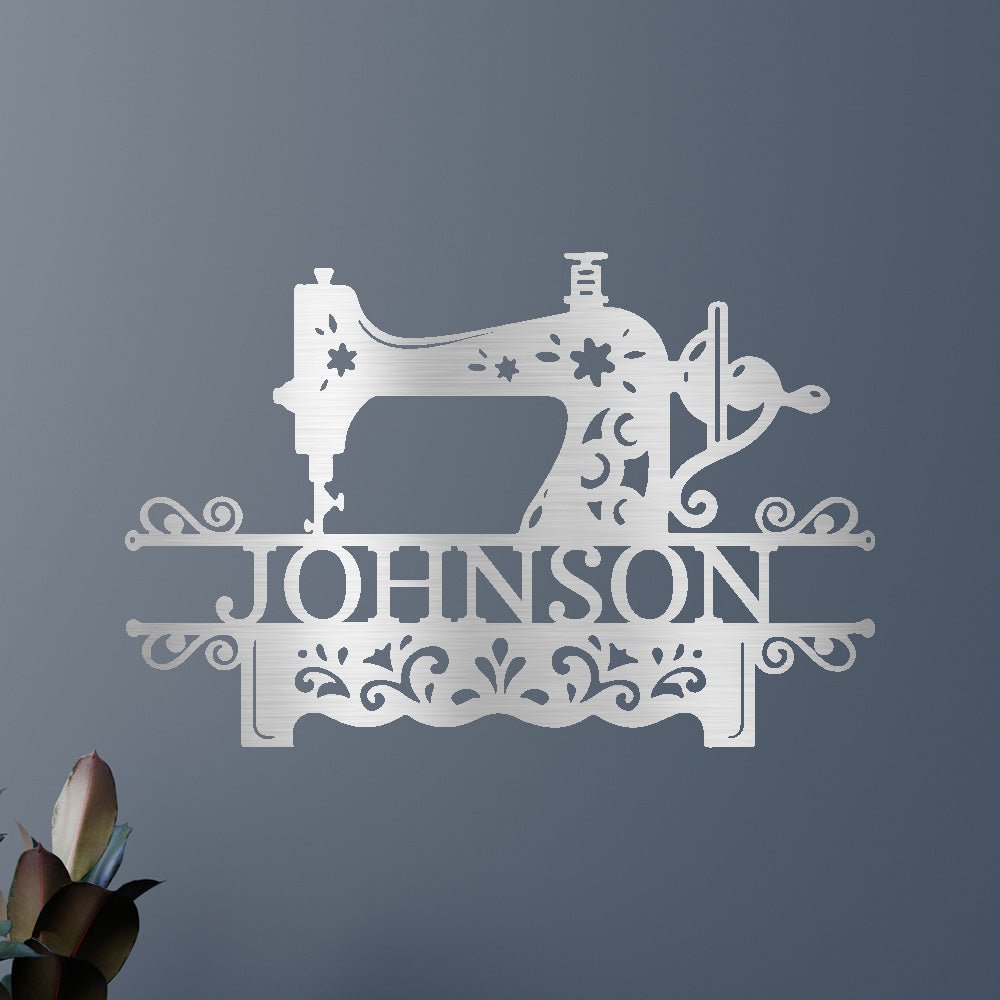 Sewing Sign - Custom Metal Sign, Christmas Gift - Quilting Room Decor