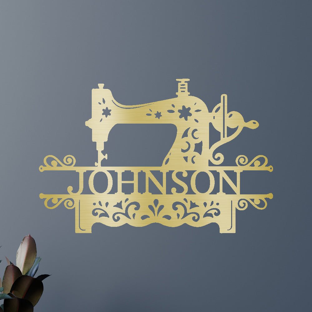 Sewing Sign - Custom Metal Sign, Christmas Gift - Quilting Room Decor