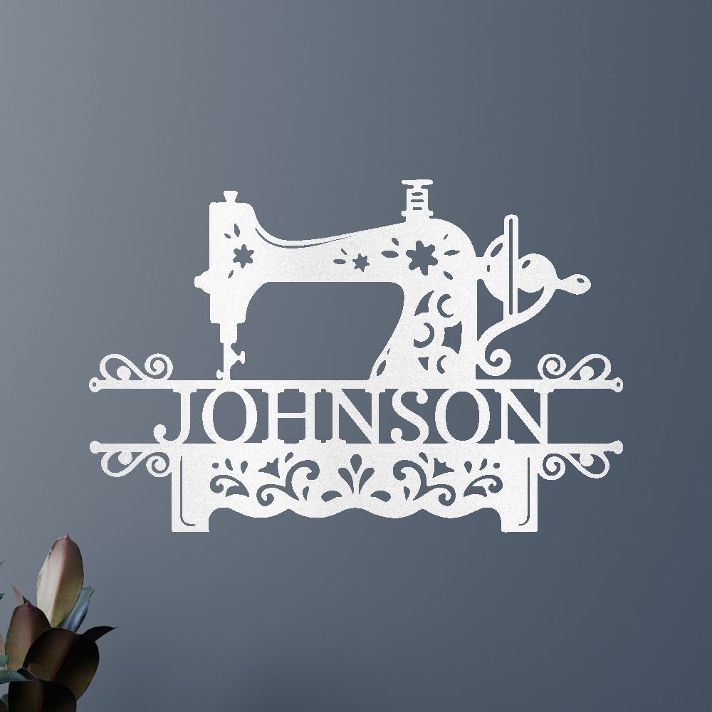 Sewing Sign - Custom Metal Sign, Christmas Gift - Quilting Room Decor