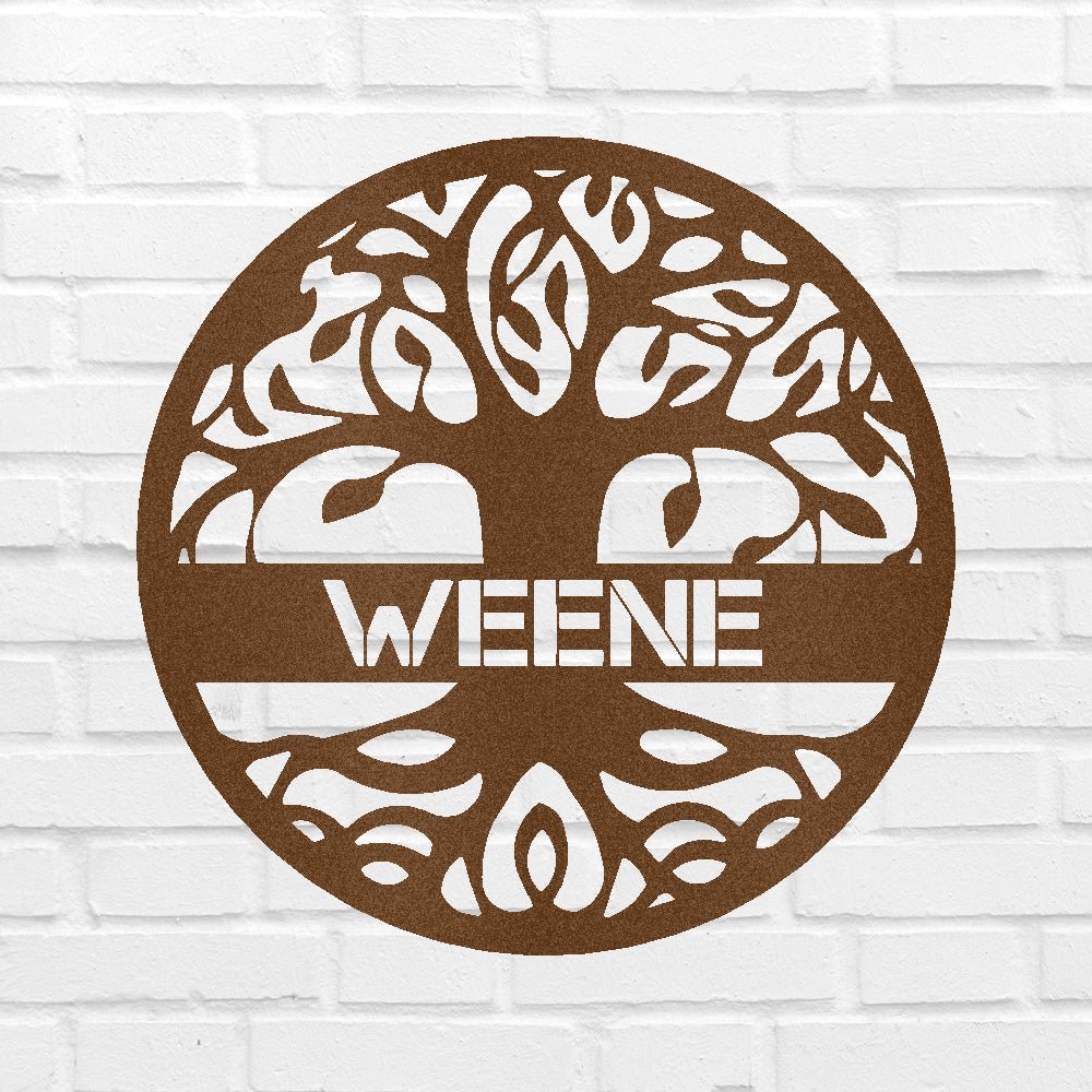 Tree of Life Sign - Custom Metal Sign, Family Tree, Wedding Present