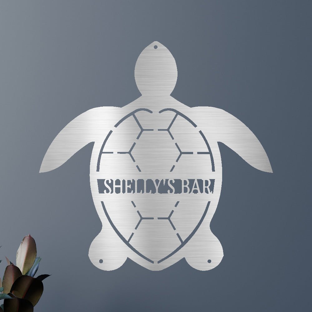 Turtle Personalized Gifts - Custom Metal Sign